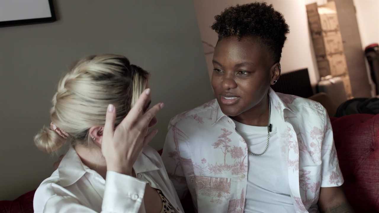 Heartbreaking moment Nicola Adams’ girlfriend Ella breaks down in tears and shakes after miscarriage