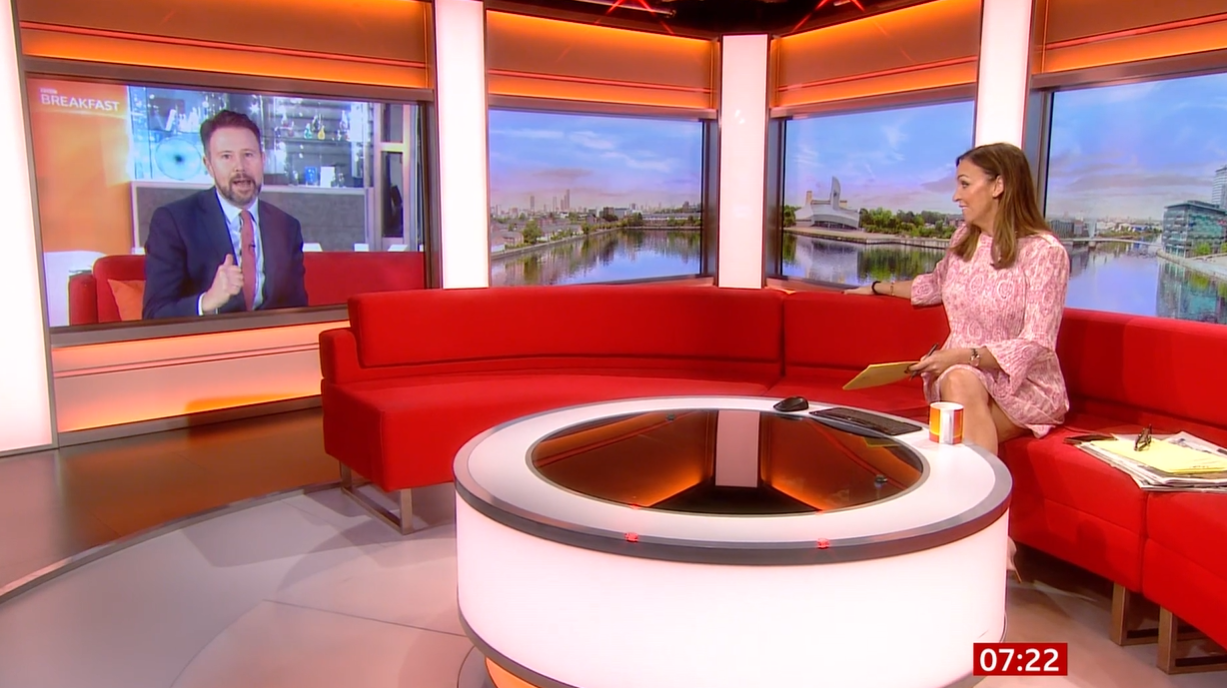 BBC Breakfast’s Jon Kay leaves co-star Sally Nugent ‘nervous’ after huge studio shake-up