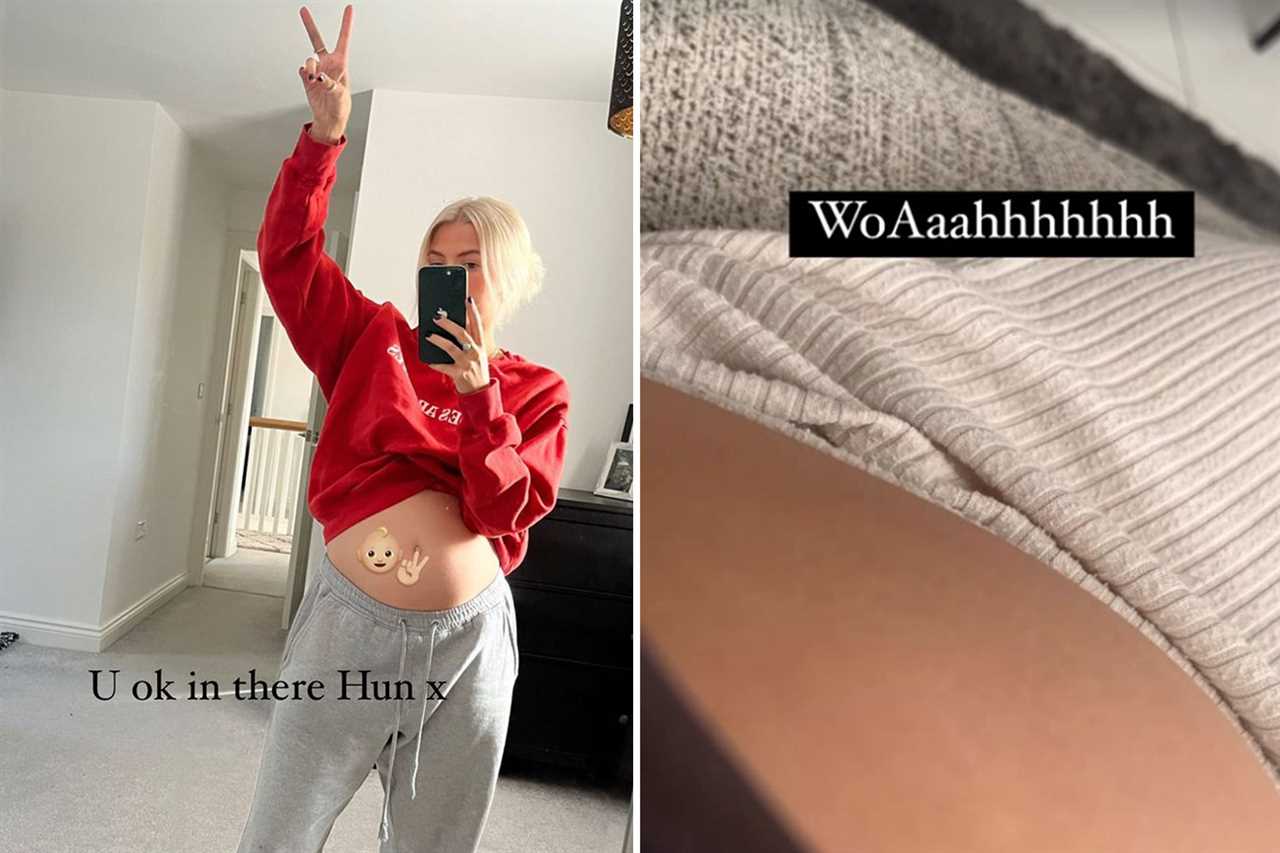 Pregnant Coronation Street star Lucy Fallon sparks rumours she’s engaged to footballer boyfriend