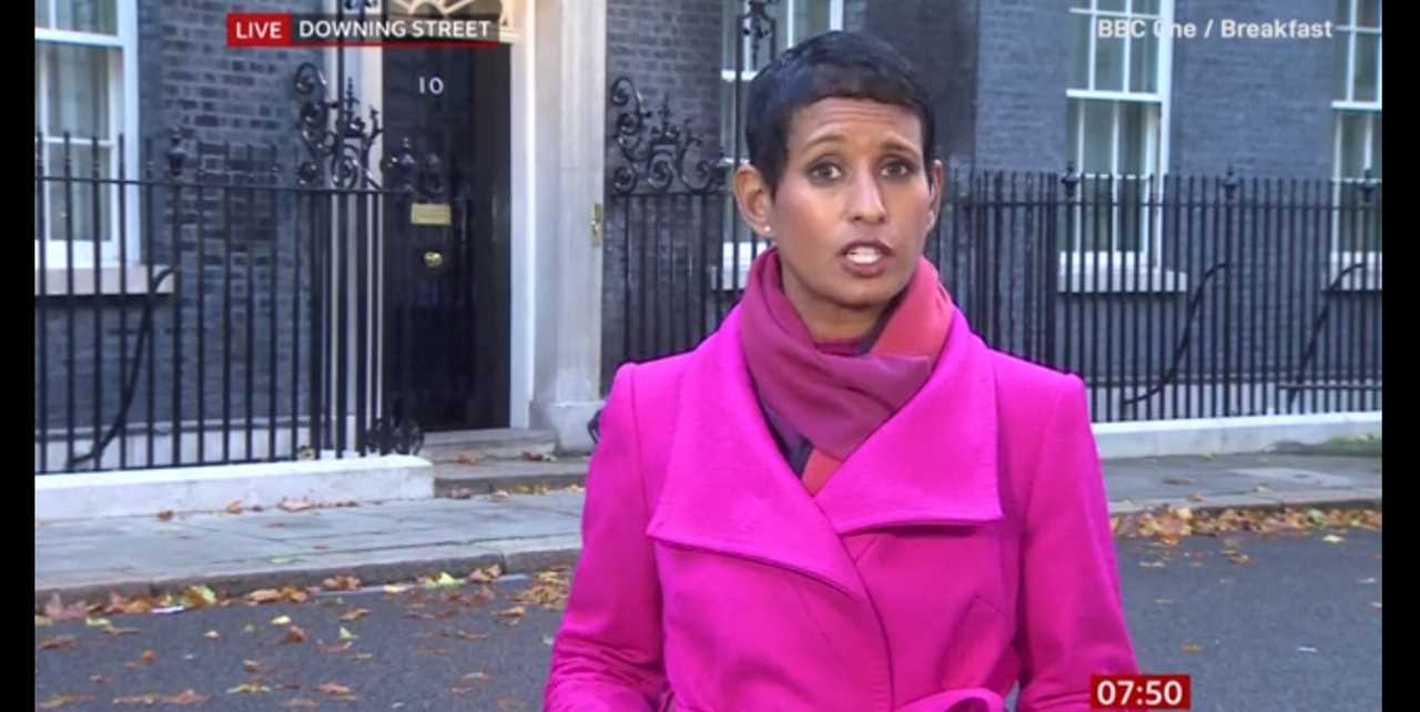 BBC Breakfast’s Naga Munchetty awkwardly ‘snubbed’ by Larry the cat