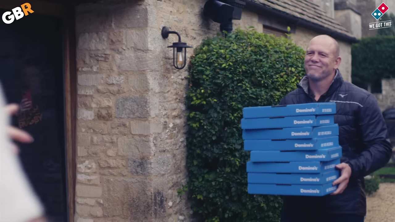 Mike Tindall becomes first royal to advertise pizza after appearing in Dominos ad