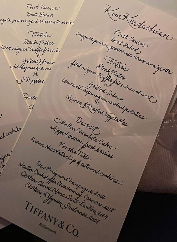 Kim Kardashian reveals private dinner’s menu including chocolate cake & steak after she’s accused of ‘pretending’ to eat