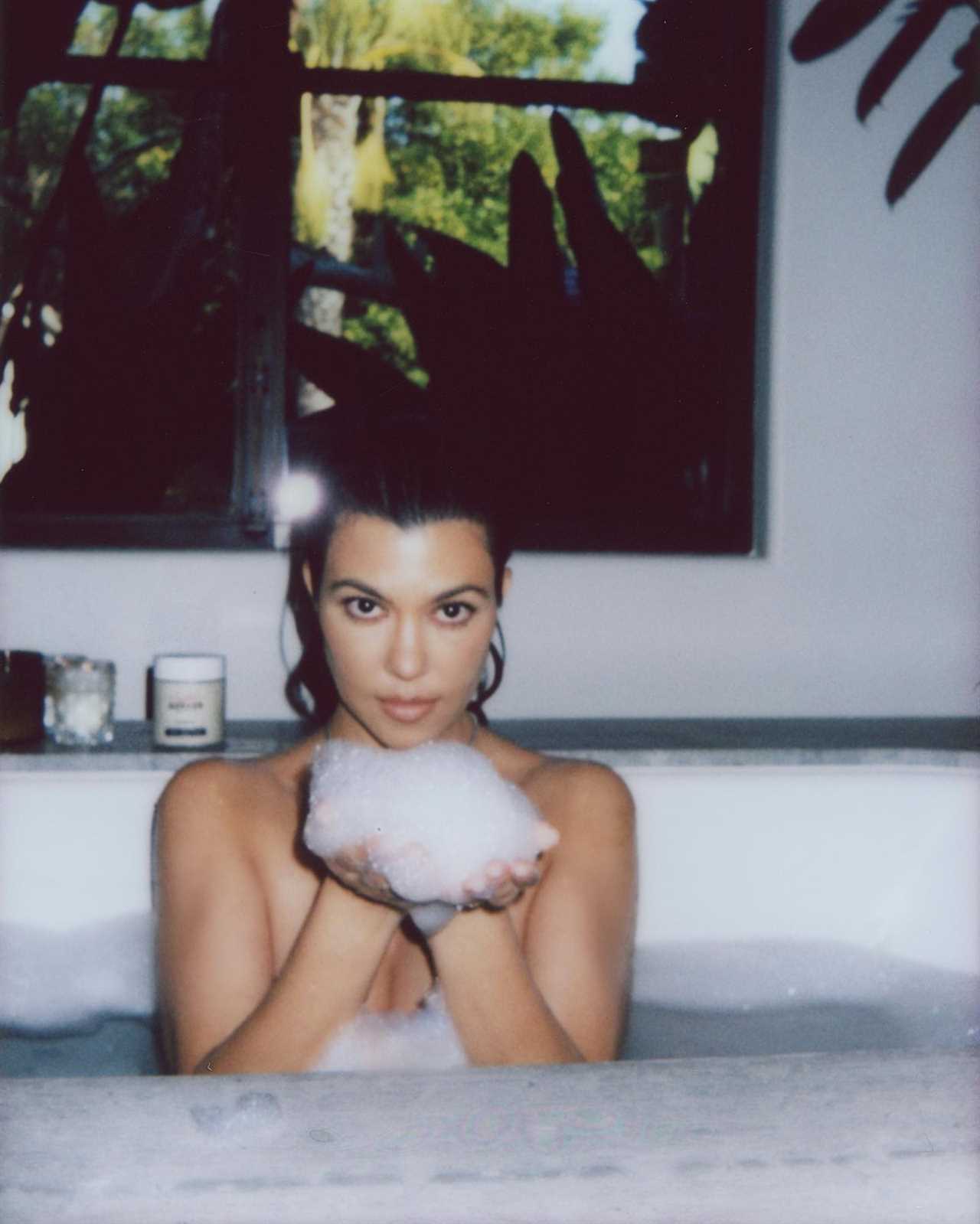Kourtney Kardashian shocks fans as she goes totally naked in the bathtub for racy new NSFW photos