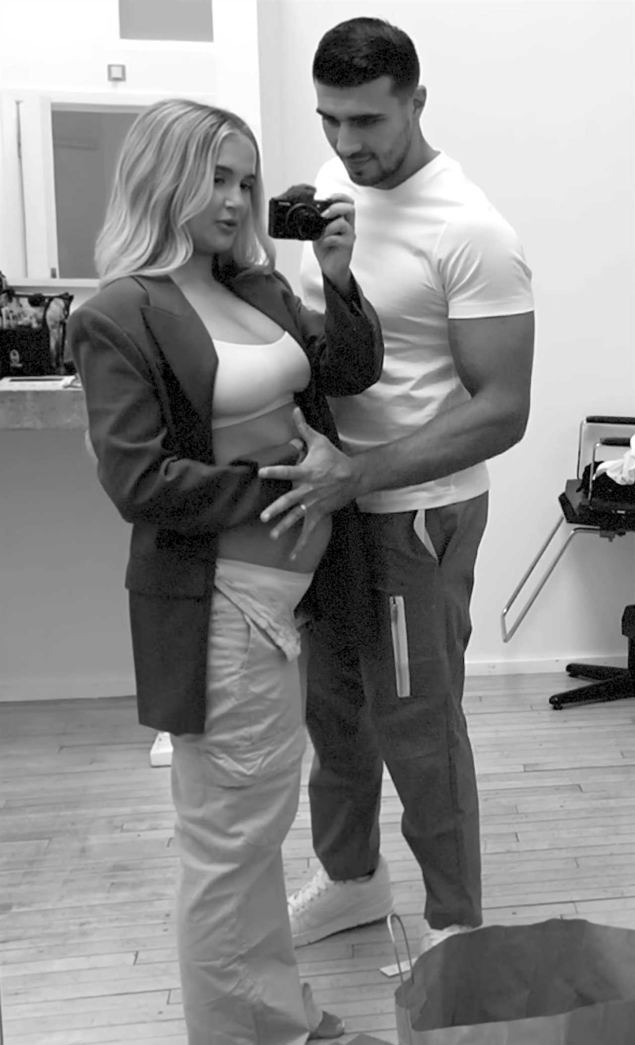 Pregnant Molly-Mae Hague shows off growing bump as she admits its first time it’s felt ‘proper’