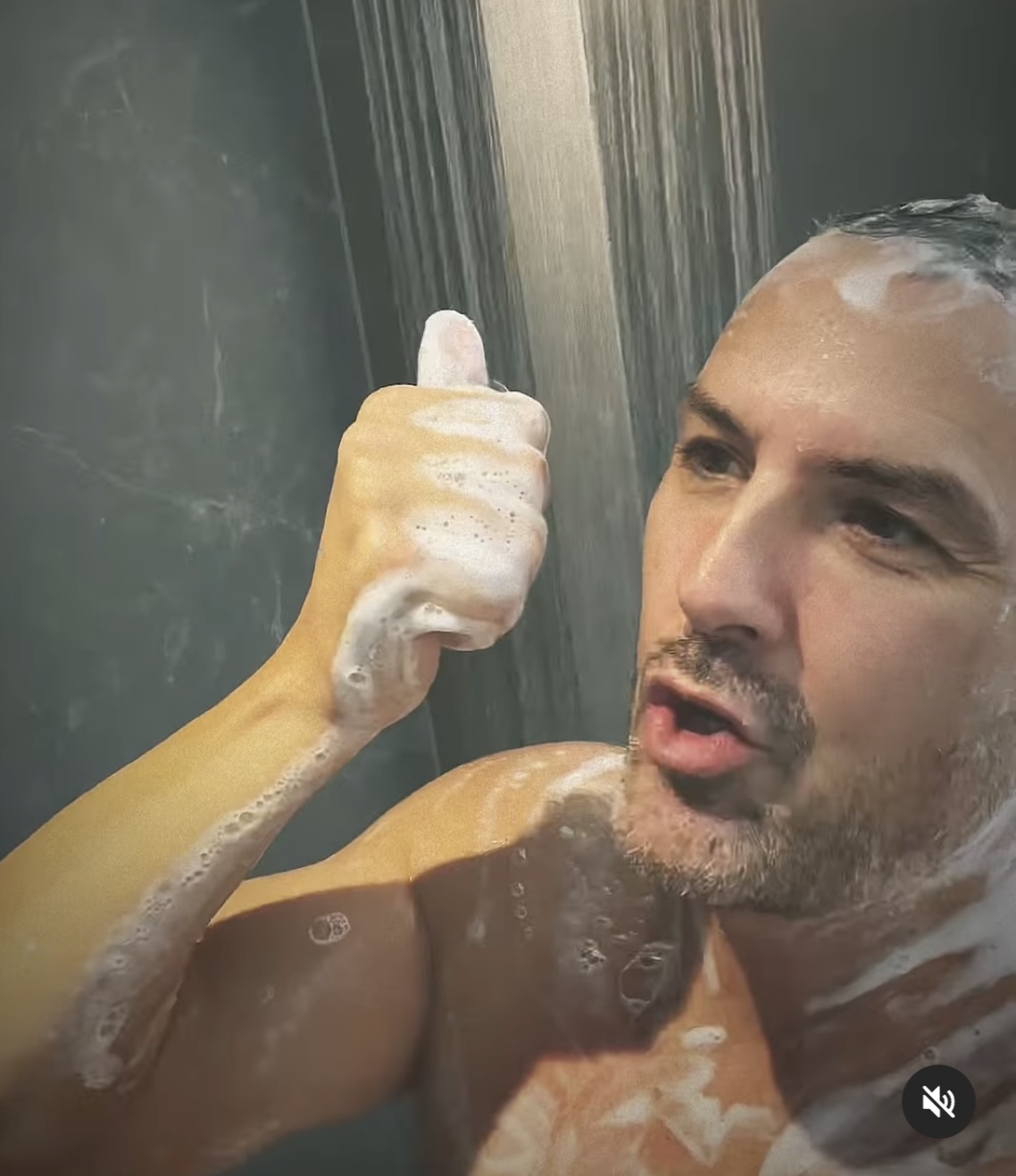 Paddy McGuinness strips completely naked to reveal Top Gear news in the shower