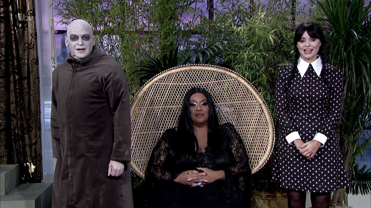 Phillip Schofield and Holly Willoughby almost unrecognisable as This Morning cast transform into The Addams family