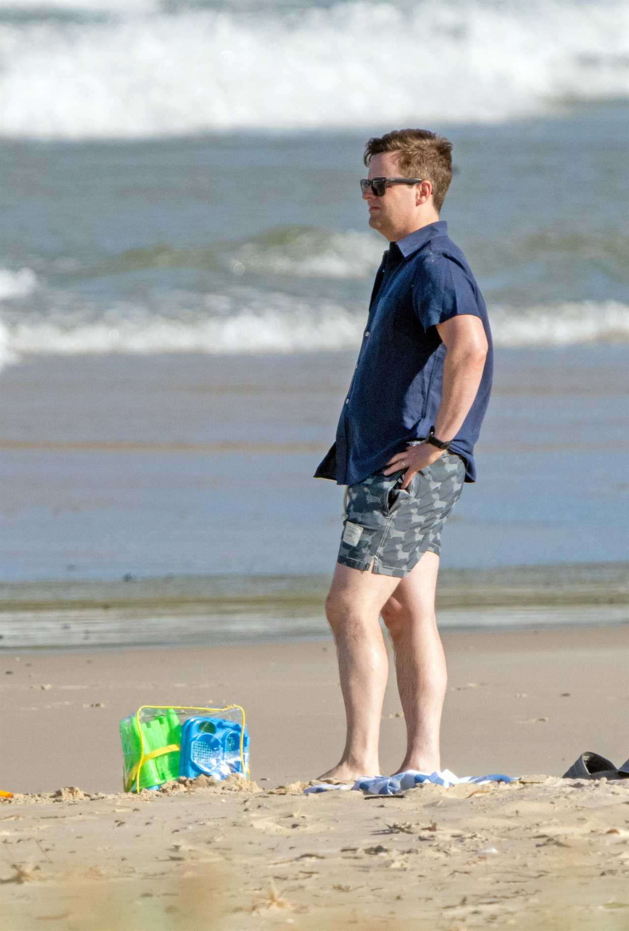 Dec quietly relaxes in Australia ahead of the debut of the 2022 series of I'm A Celeb