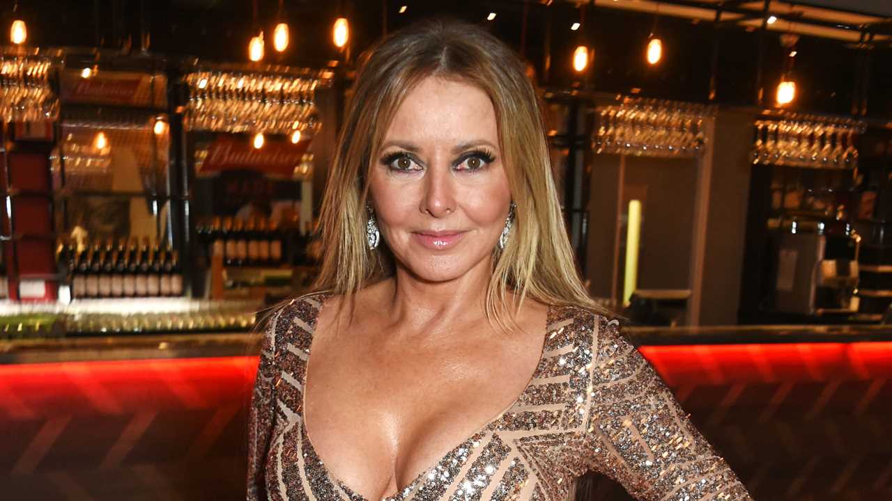 Carol Vorderman is unrecognisable on the set of Countdown in throwback snap