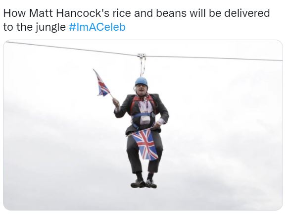 Matt Hancock memes flood social media with I’m A Celebrity fans joking he’ll be made to do every single trial