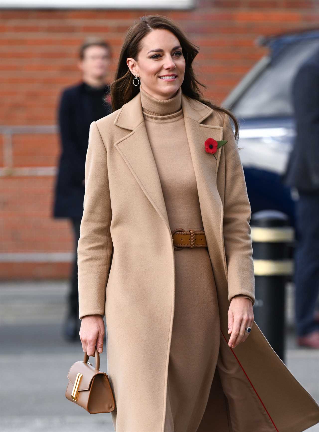 Princess Kate looks chic in head-to-toe camel as she visits community hub with Prince William