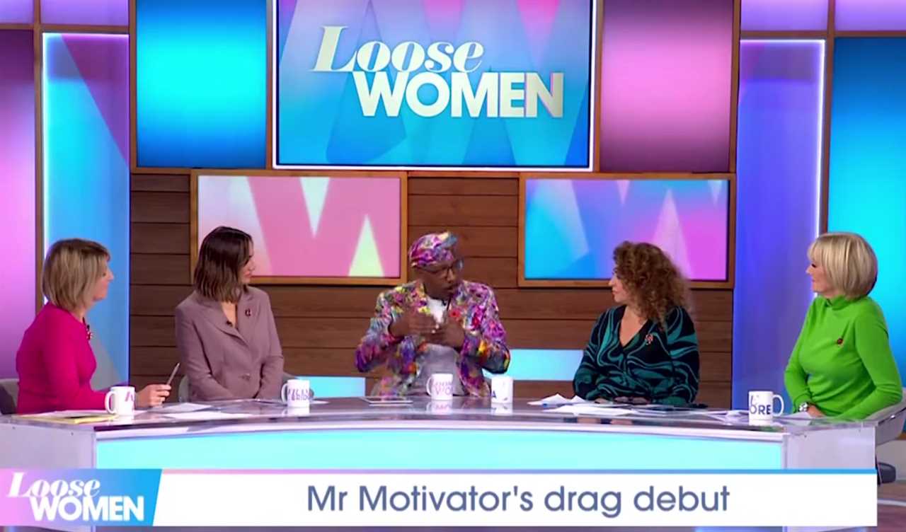 Loose Women viewers stunned as Mr Motivator reveals his age