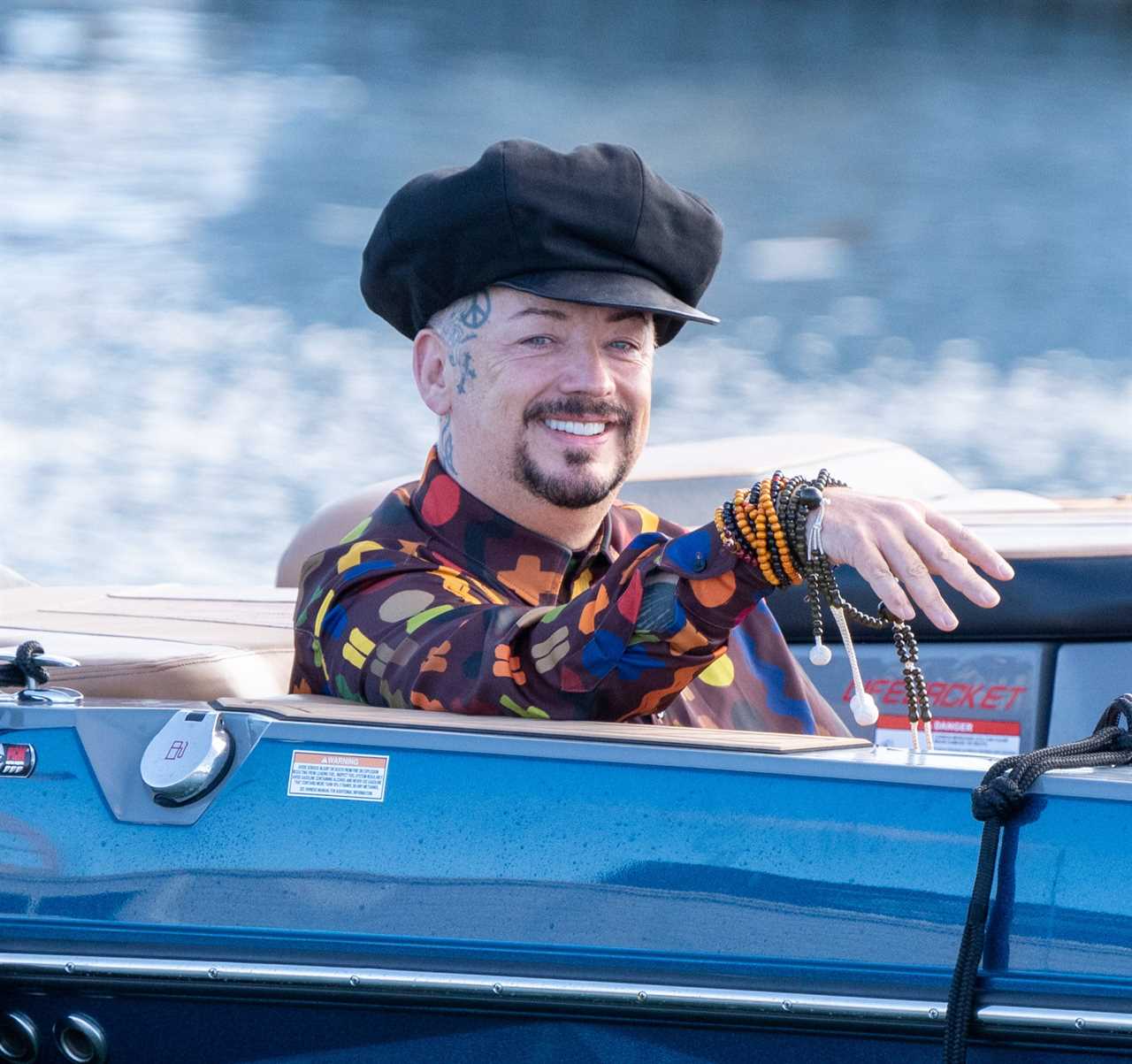 I’m A Celeb’s Boy George and co-stars all smiles as they sail onto the show – not realising horrors that await them