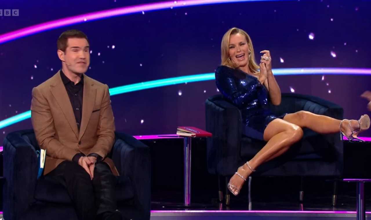 Amanda Holden shocks I Can See Your Voice viewers with X-rated joke as she stuns in thigh-high dress