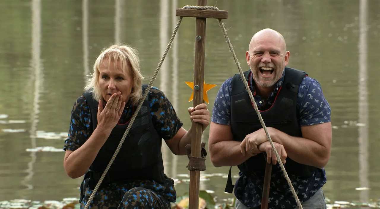 I’m A Celeb’s Mike Tindall ends up with spider on his head as he’s submerged in water for Critter Cruise Challenge