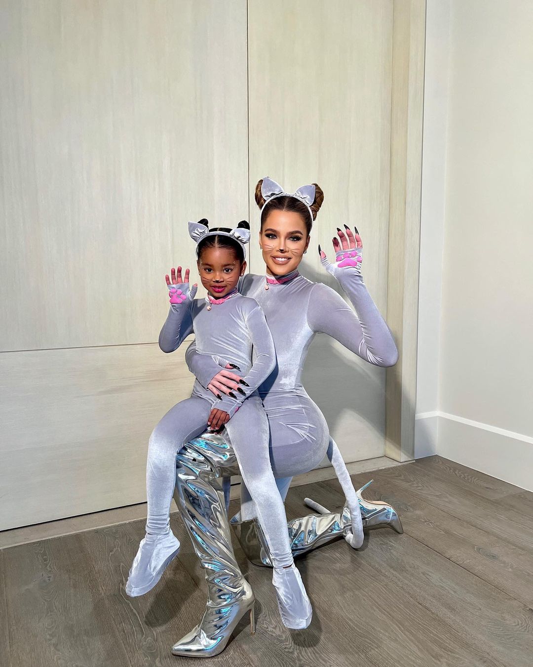 Khloe Kardashian shares sweet video of daughter True, 4, with her baby brother as star keeps son’s name a secret