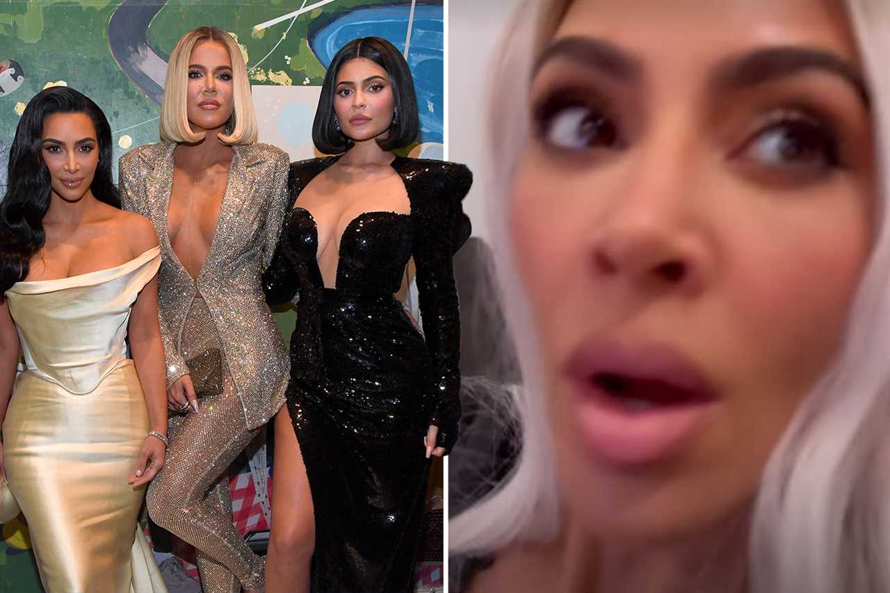 Khloe Kardashian suffers NSFW wardrobe malfunction in risky cutout dress as Kim shows off skinny arms & thinning waist