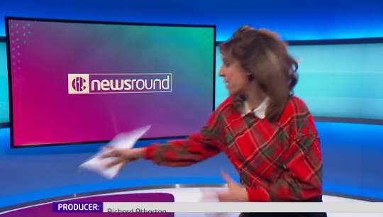 Newsround presenter has priceless response after mortifying live blunder