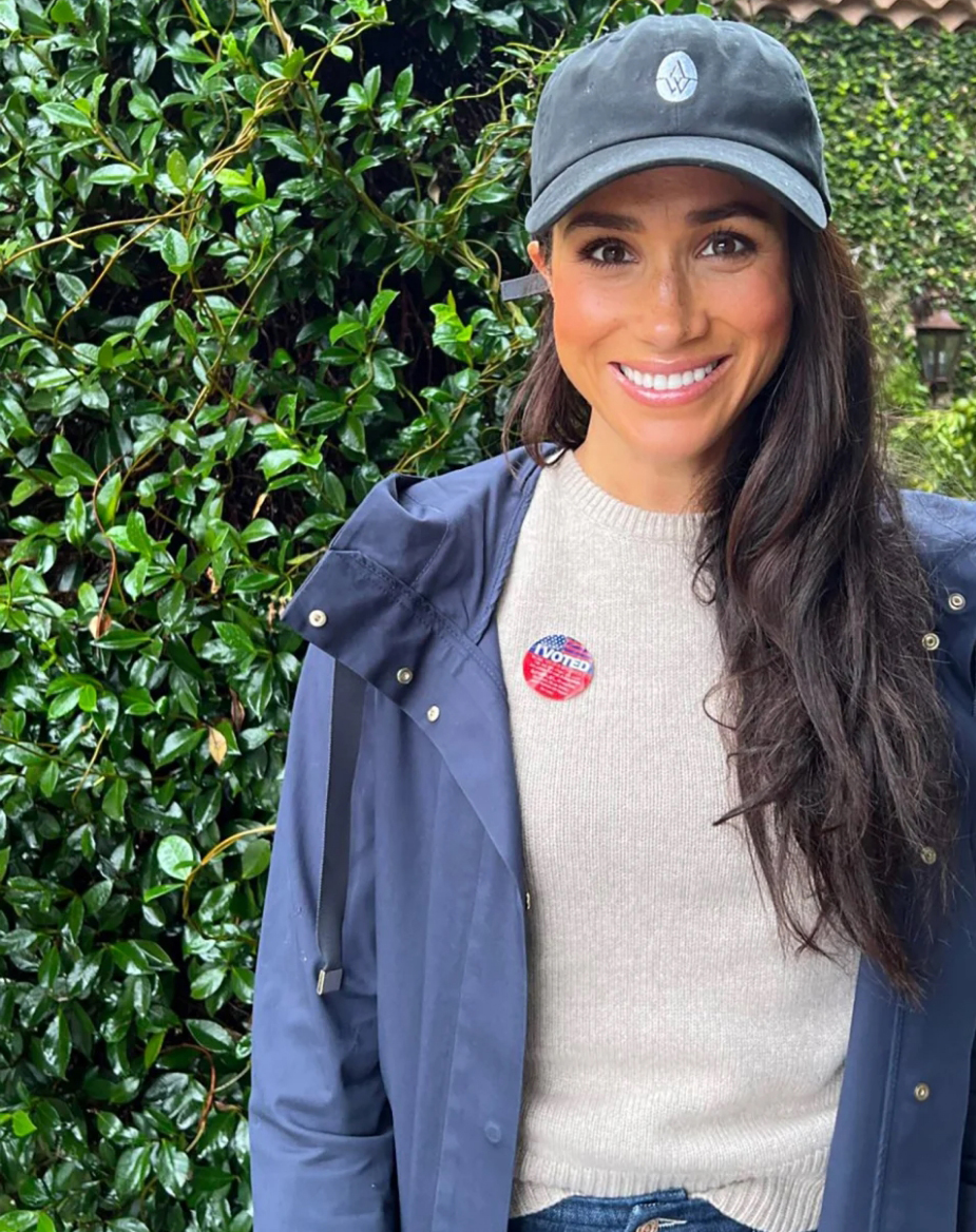 Meghan Markle shows off ‘I voted’ sticker as she beams in new snap shared for US midterm elections