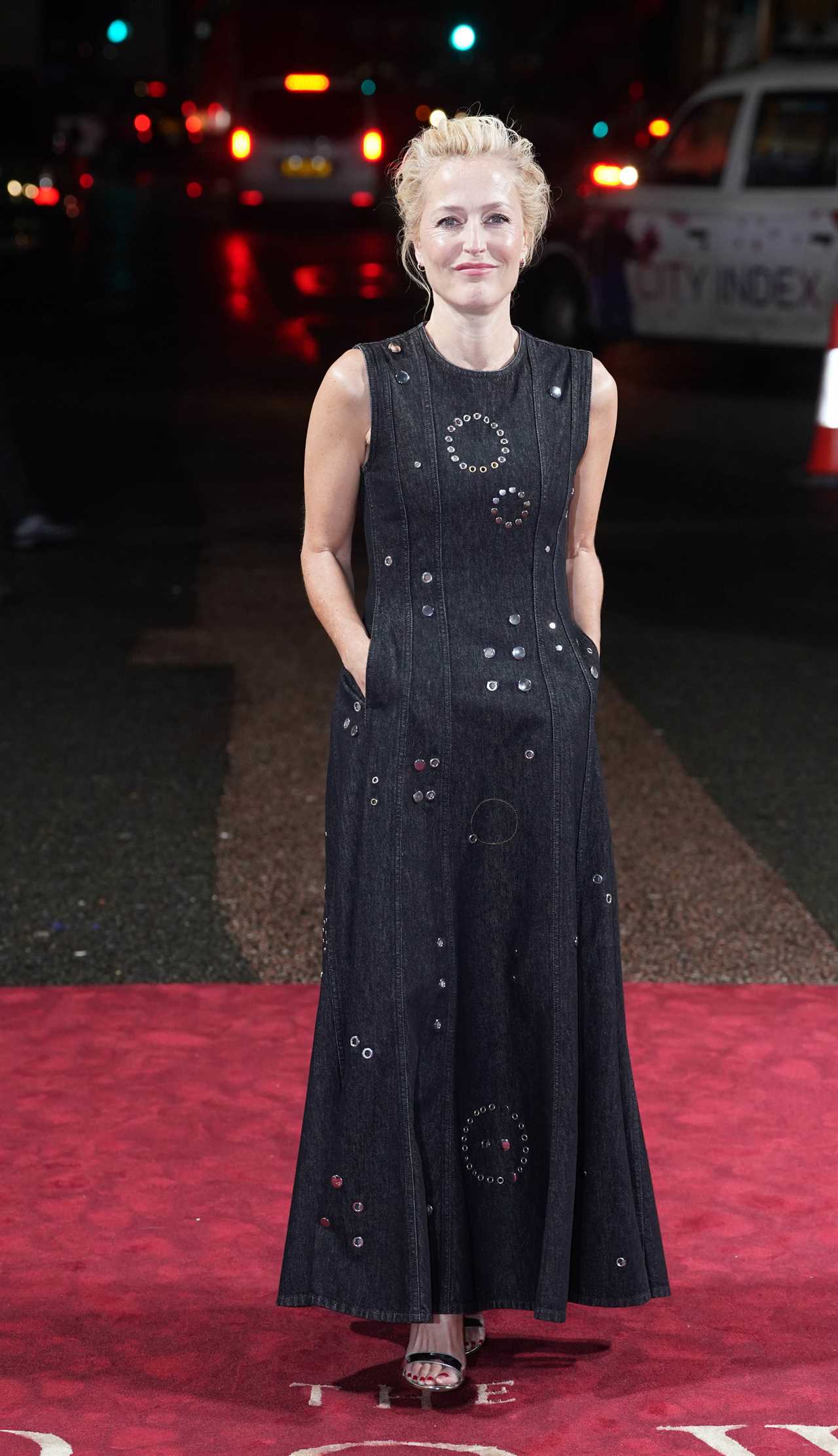 Elizabeth Debicki wows in black gown harping back to Diana’s iconic ‘revenge dress’ for The Crown premiere