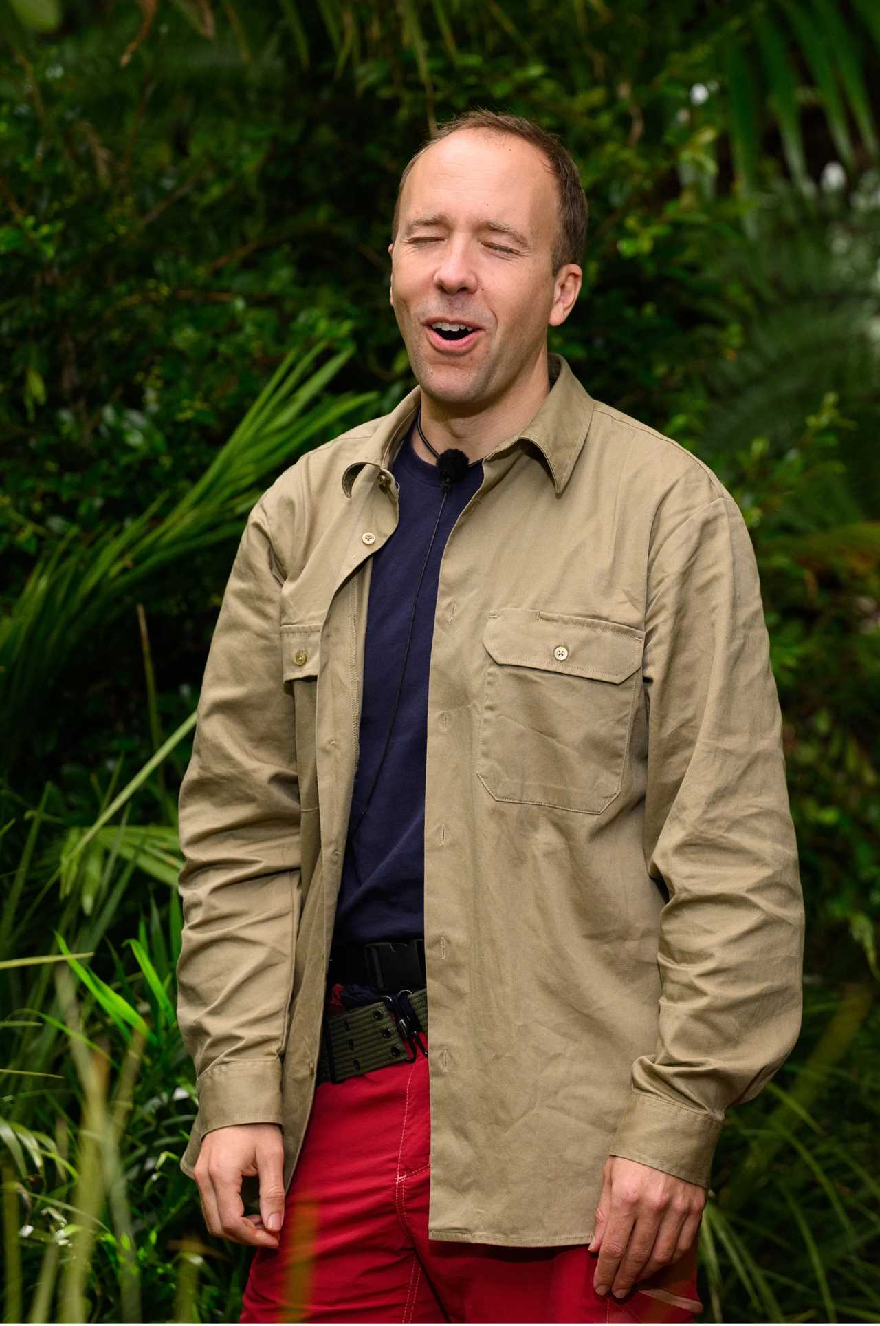 Ant and Dec took a swipe at Matt Hancock after he sings Ed Sheeran on I’m A Celeb