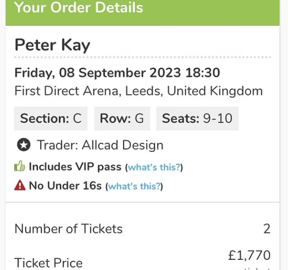 Peter Kay fans vow to ‘riot’ as tickets sell for a massive £1770 and online queues hit 300,000