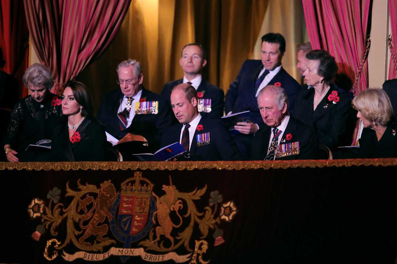 King Charles, Kate & Wills pay their respects at Festival of Remembrance before special Albert Hall tribute to The Queen