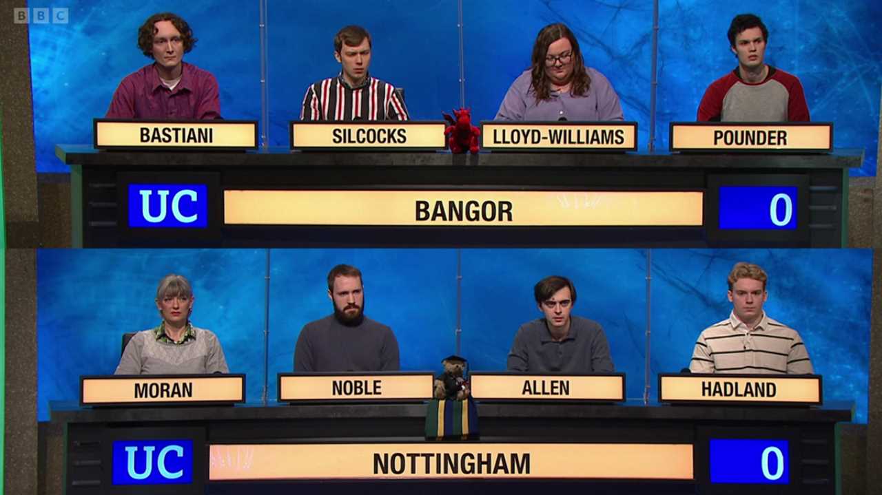 University Challenge viewers left in hysterics by contestant for VERY cheeky reason