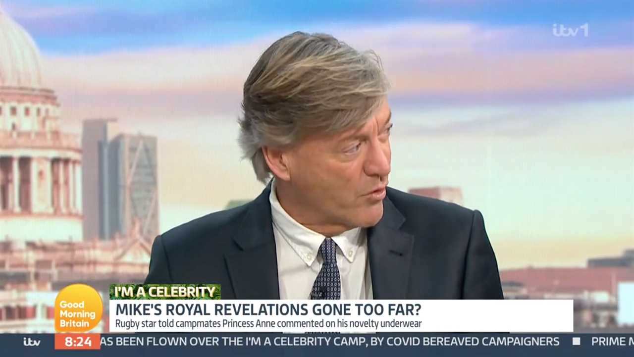 Richard Madeley leaps to I’m A Celeb star Mike Tindall’s defence on GMB after he’s accused of ‘money grabbing’