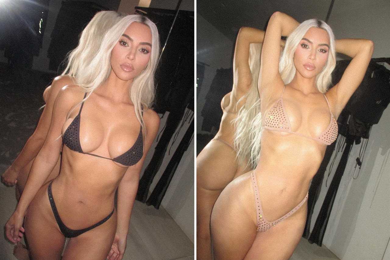 Kim Kardashian’s stylist posts unedited pics of star in plunging bodysuit – but fans are distracted by ‘painful’ detail