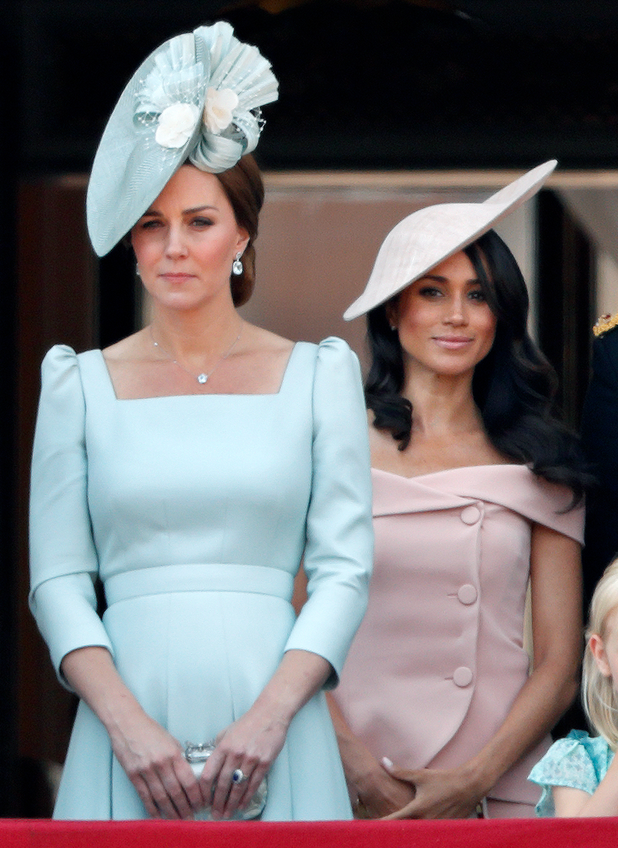 What was the flower girl dresses row about between Meghan Markle and Kate Middleton?