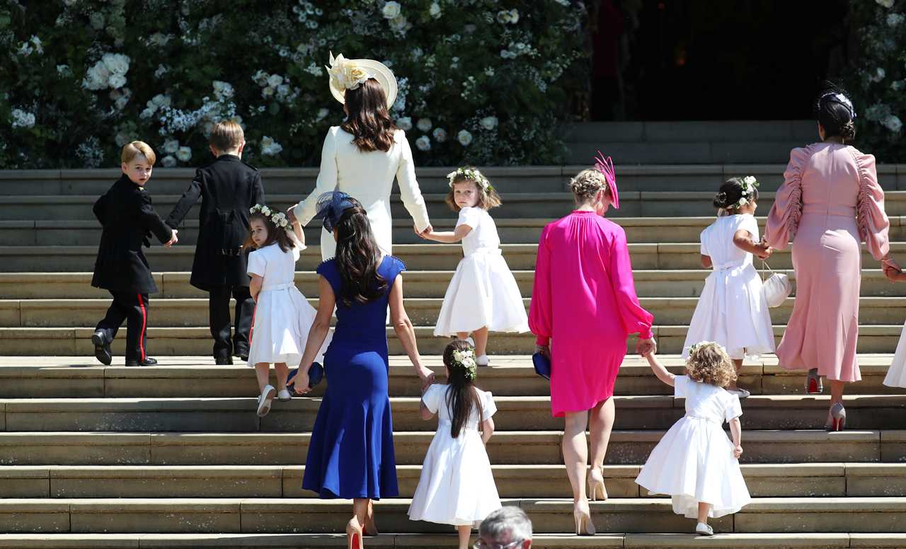 What was the flower girl dresses row about between Meghan Markle and Kate Middleton?