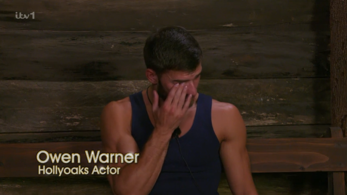 I’m A Celebrity star Owen Warner breaks down in tears after emotional letter about dead relatives