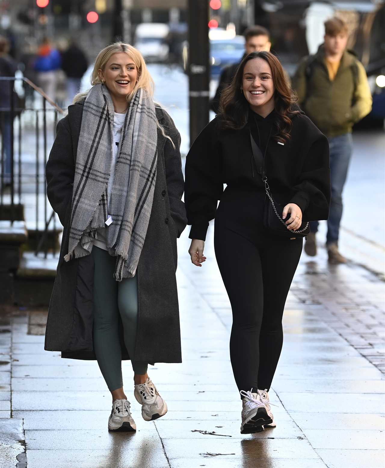 Coronation Street stars look worlds away from their soap characters as they enjoy day out together