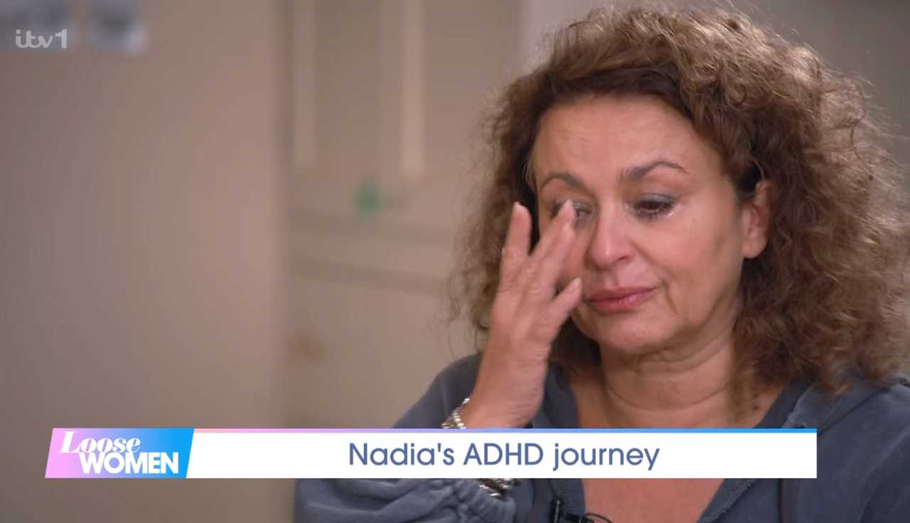 Nadia Sawalha breaks down in tears as she reveals life changing health condition on Loose Women