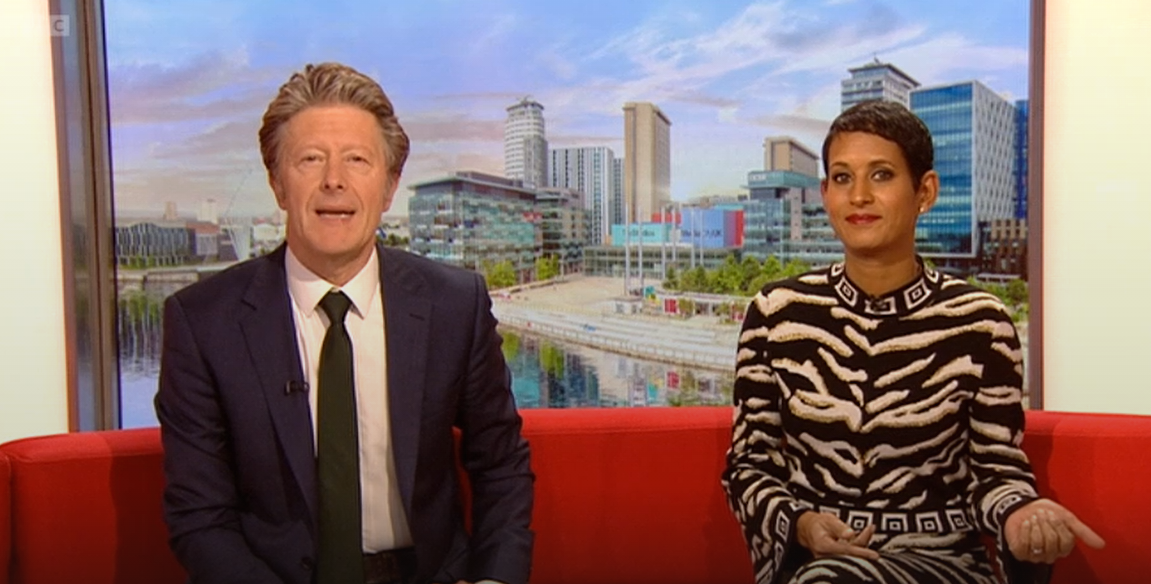 Naga Munchetty divides BBC Breakfast viewers with striking dress