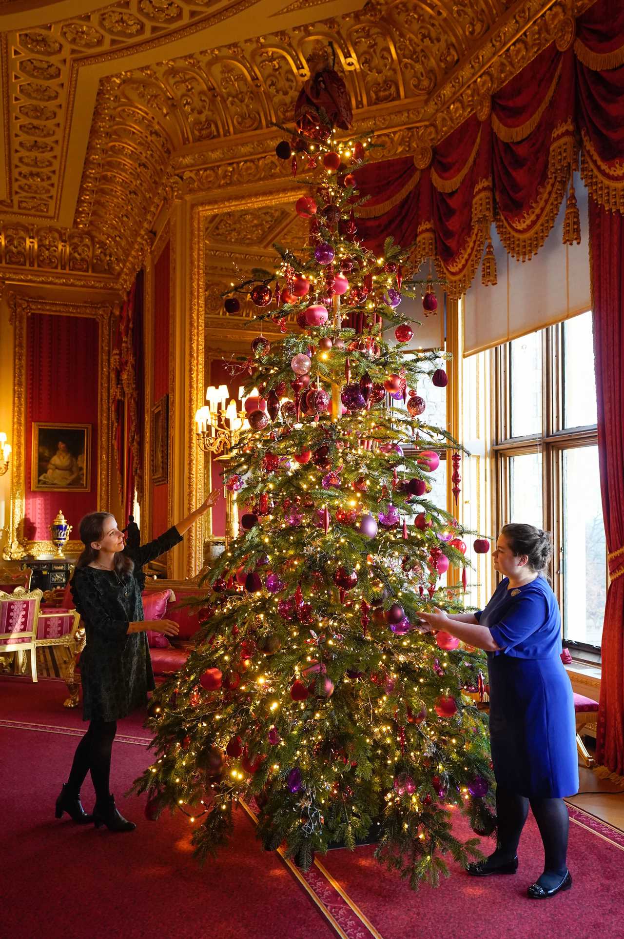 King Charles’ Windsor Castle Christmas decorations revealed – and royal fans spot a hidden tribute to the Queen