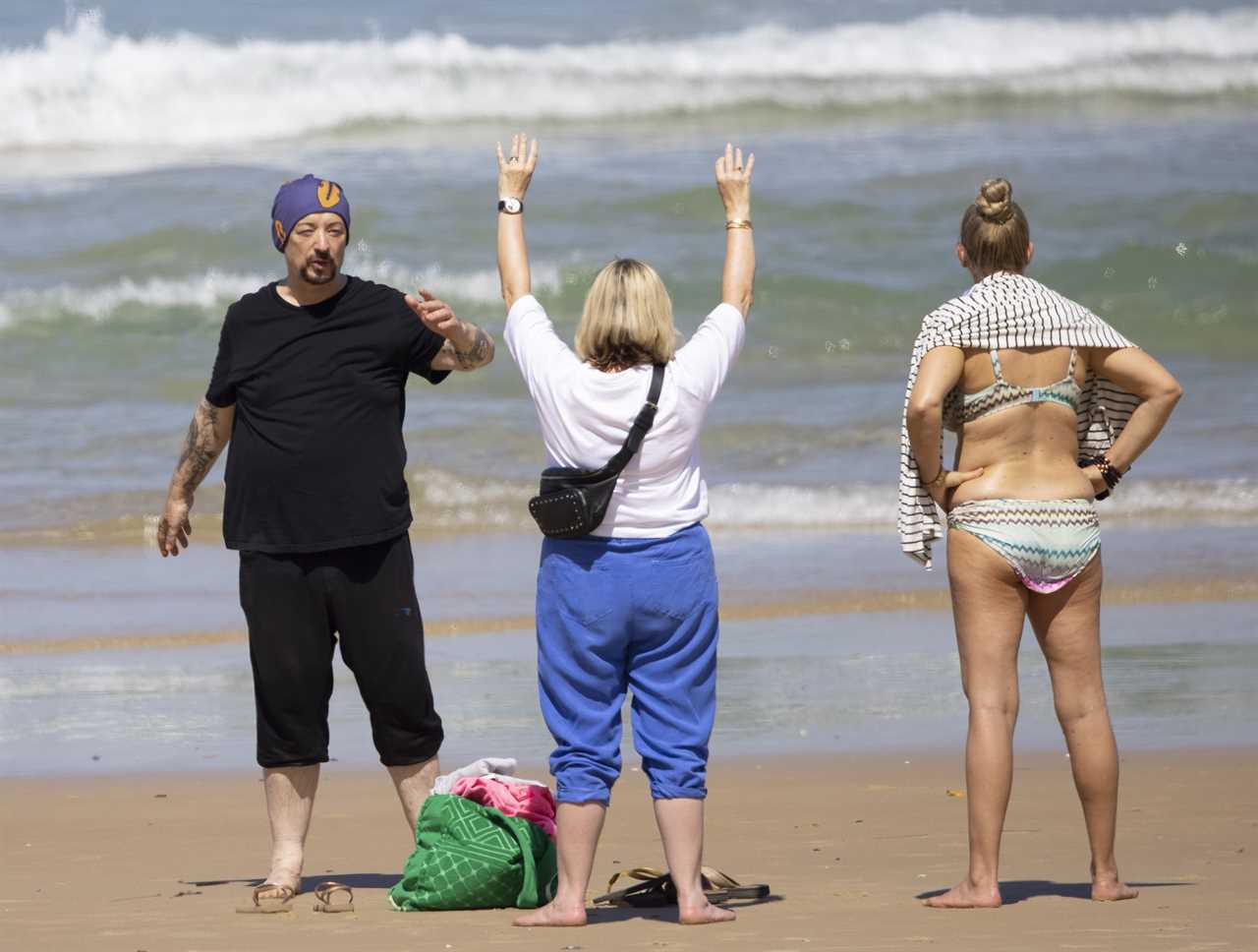 Boy George hits the beach with family in Australia after revealing his true feelings about I’m A Celebrity stint