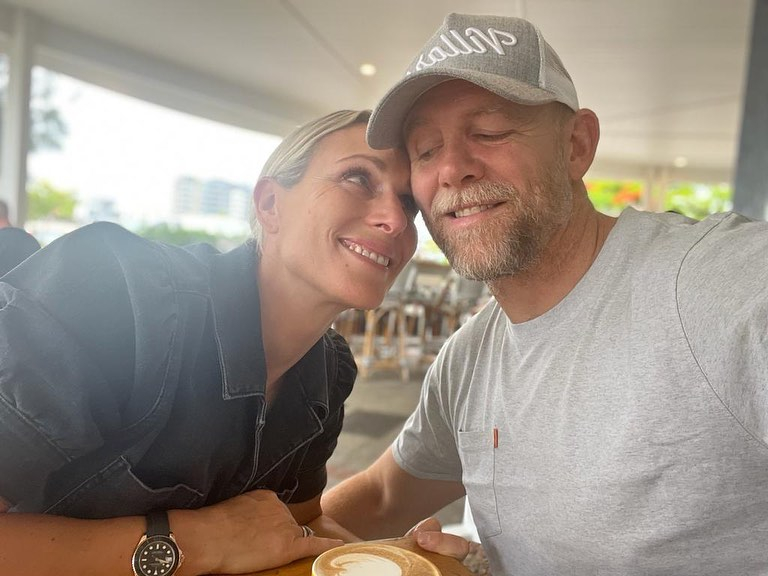 I’m A Celeb’s Mike Tindall shares romantic selfie with wife Zara as they cosy up on coffee date