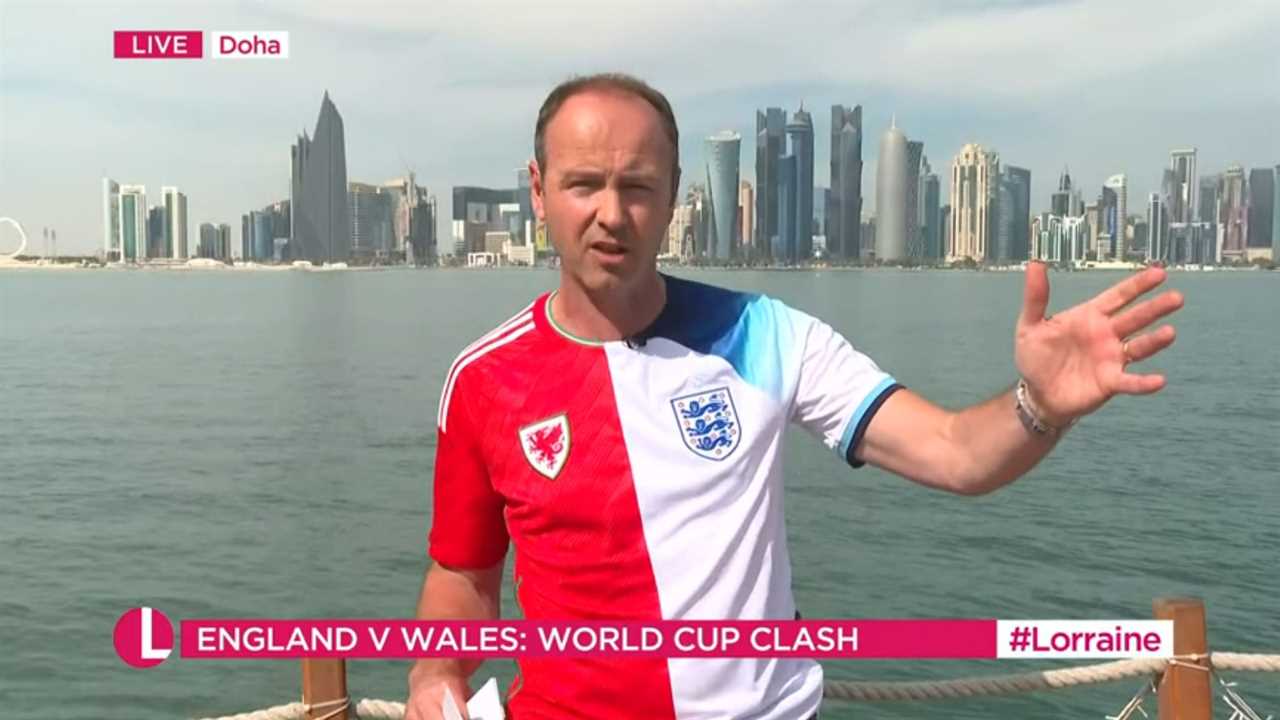 Lorraine viewers up in arms over reporter’s World Cup wardrobe faux pas