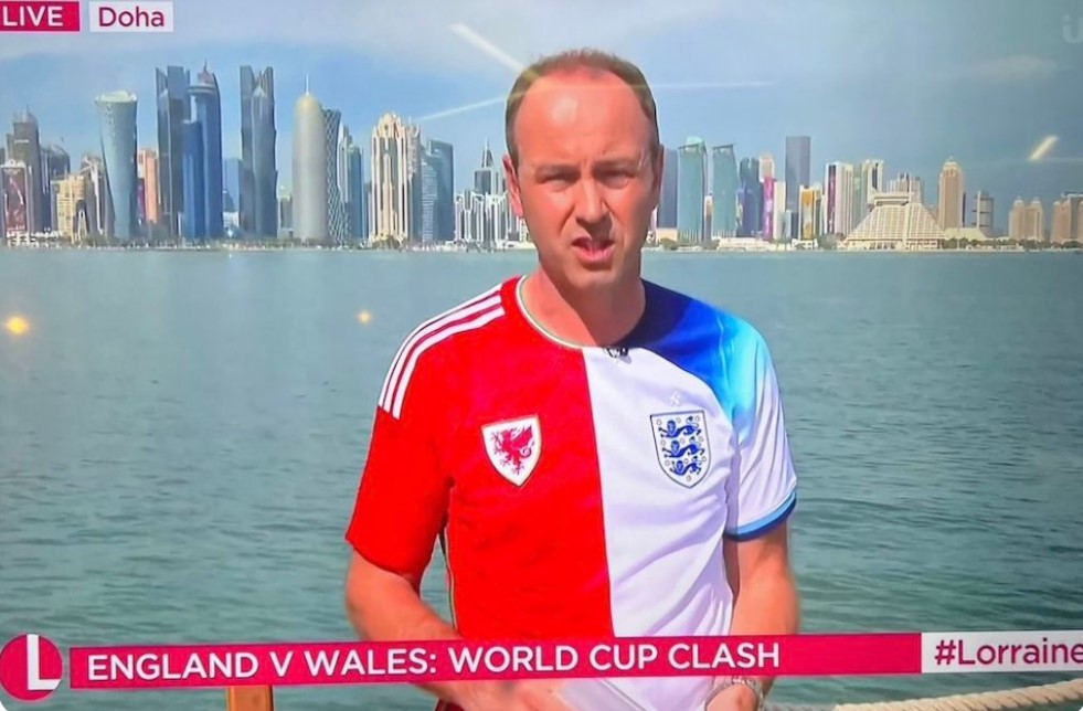 Lorraine viewers up in arms over reporter’s World Cup wardrobe faux pas