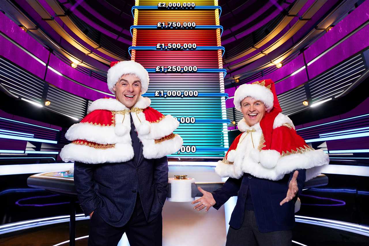 From Ant & Dec’s limitless Win to Vardy V Rooney… first look inside this year’s Christmas TV schedule