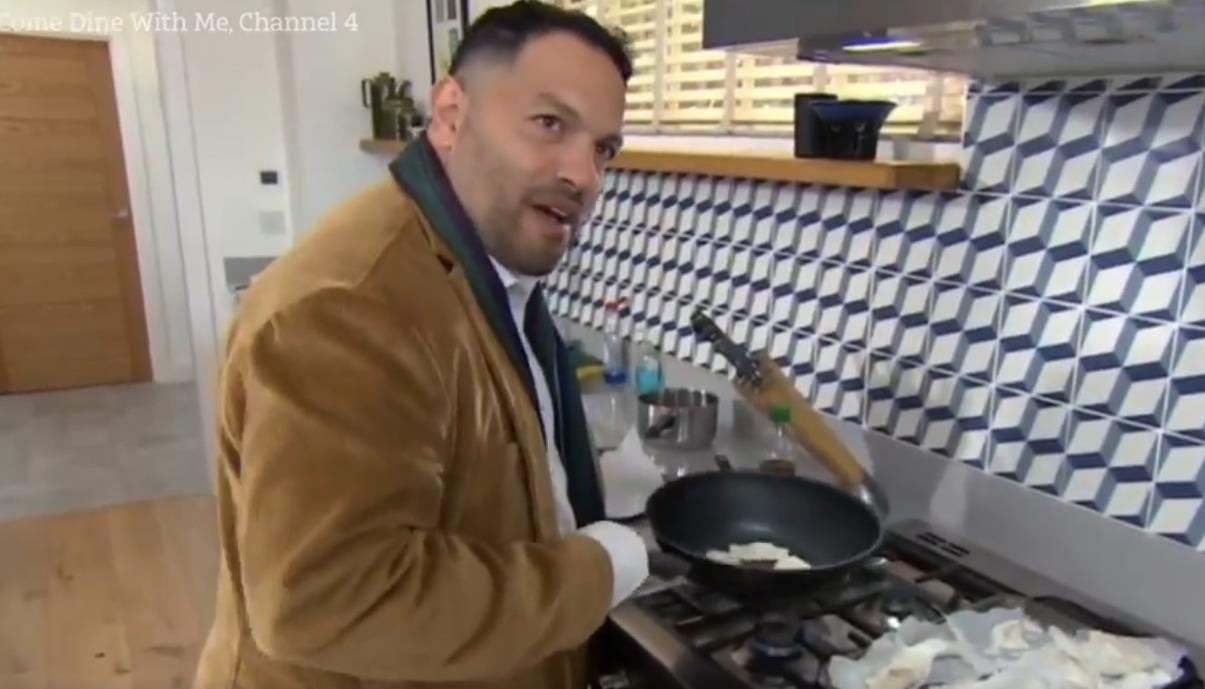 Come Dine With Me viewers seriously distracted by contestant’s inappropriate cooking attire