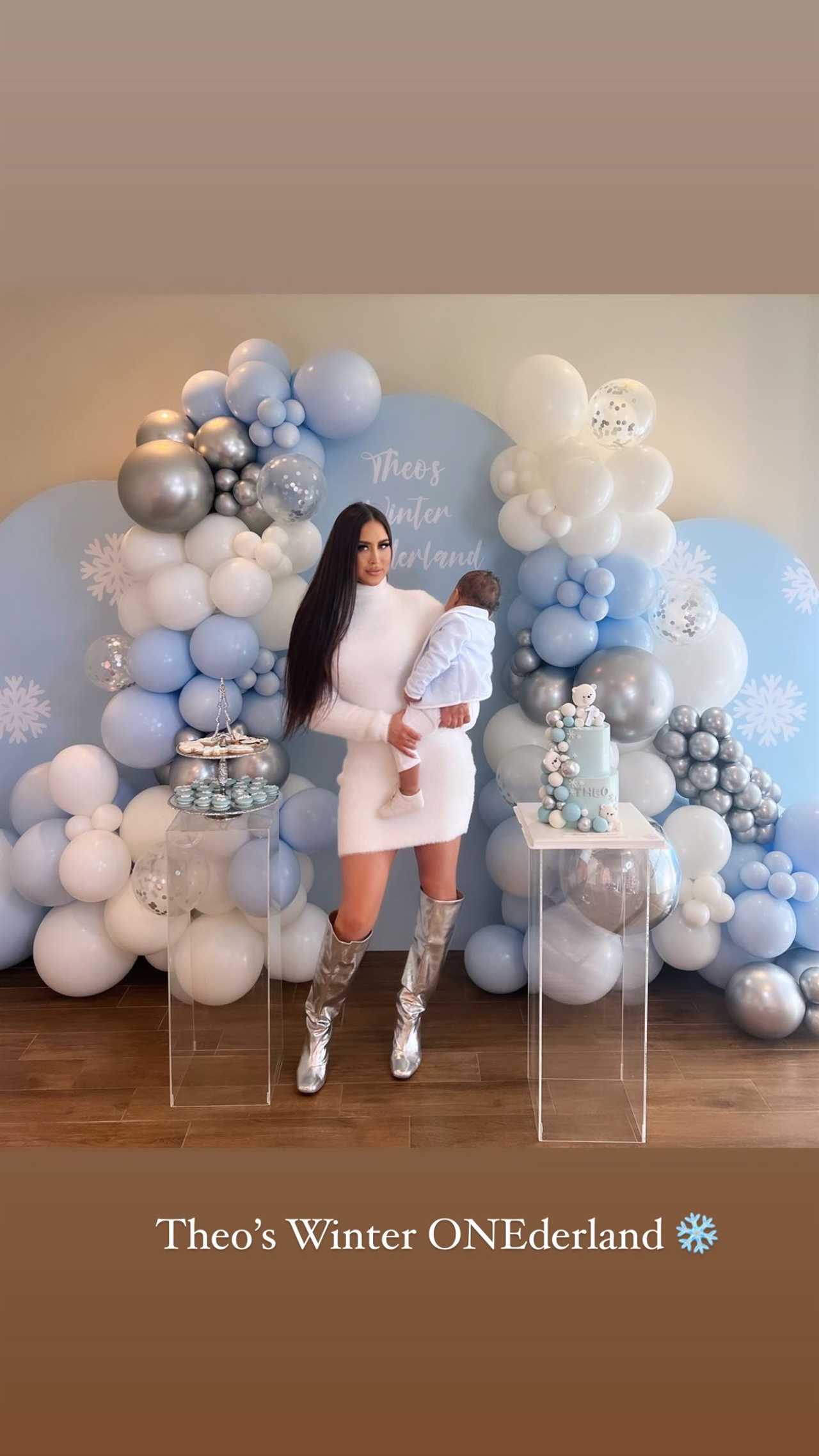 Tristan Thompson’s baby mama Maralee Nichols shares rare photos of son Theo at his 1st birthday party without NBA star