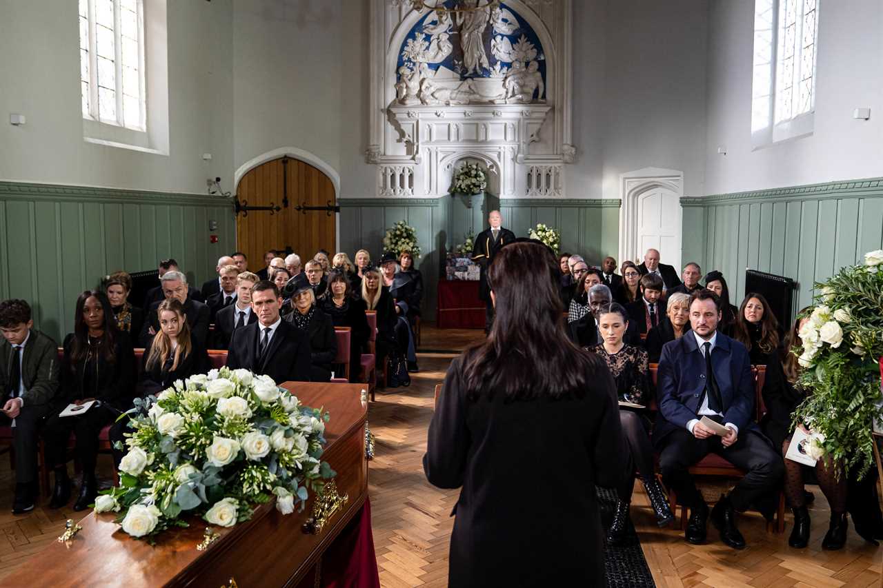 First look at Dot Branning’s funeral revealed in emotional EastEnders episode