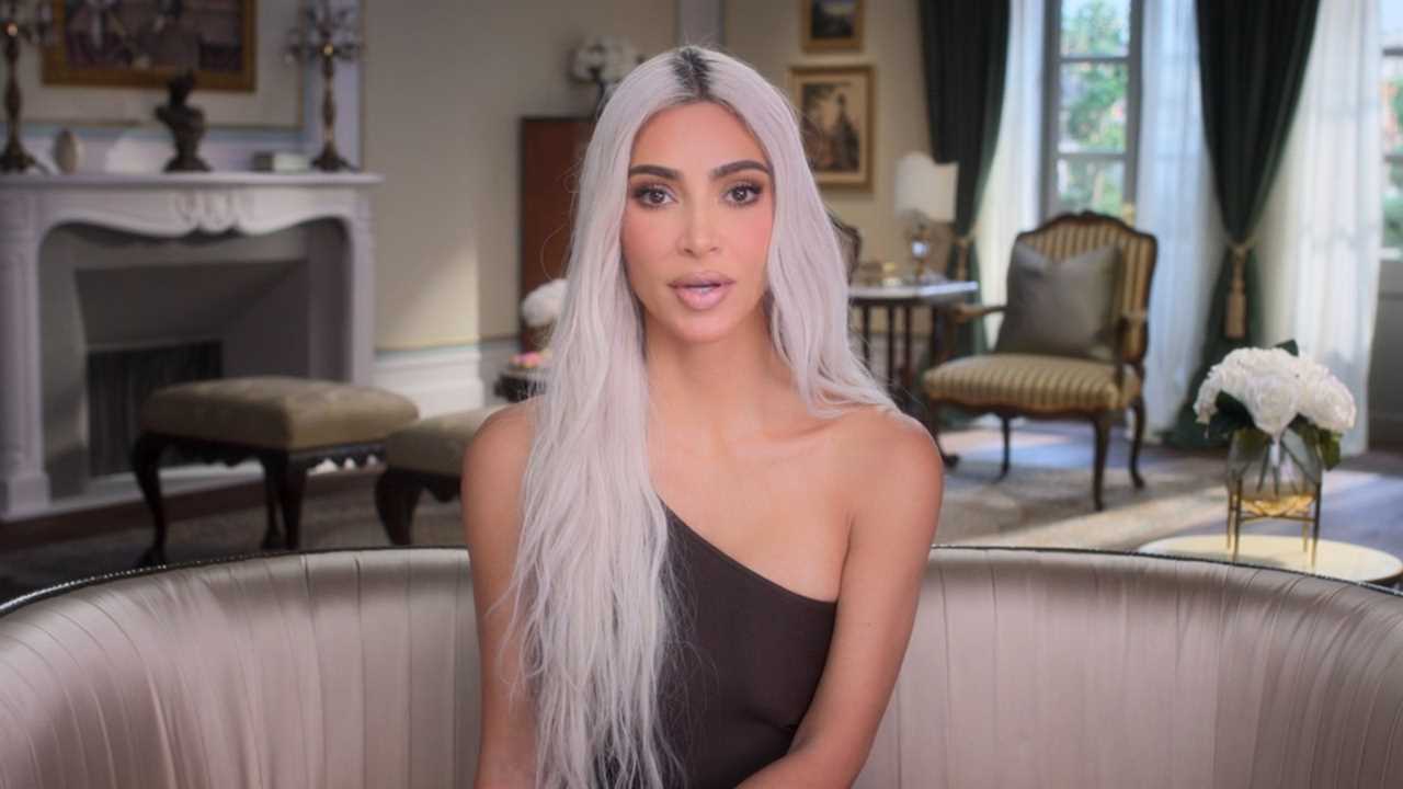 Kim Kardashian accidentally reveals her never-before-seen nanny in new video of son Saint, 7, after staff rules leaked