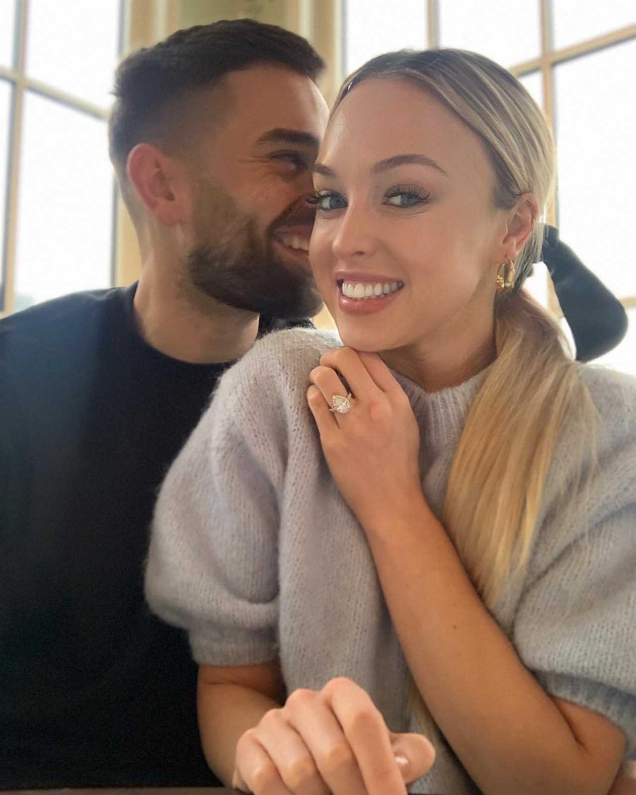 Jorgie Porter gives birth to first baby with fiancé Ollie and reveals newborn’s unique name