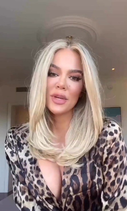 Khloe Kardashian almost suffers wince-inducing wardrobe malfunction in tiny silk robe during sexy new video