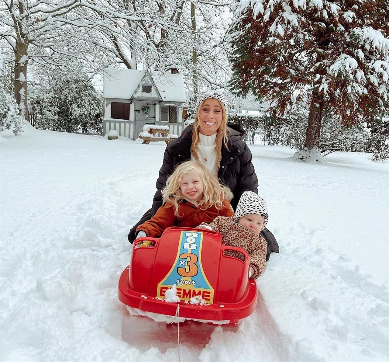 Stacey Solomon sparks fury and is cruelly mum-shamed for photo of son in the snow