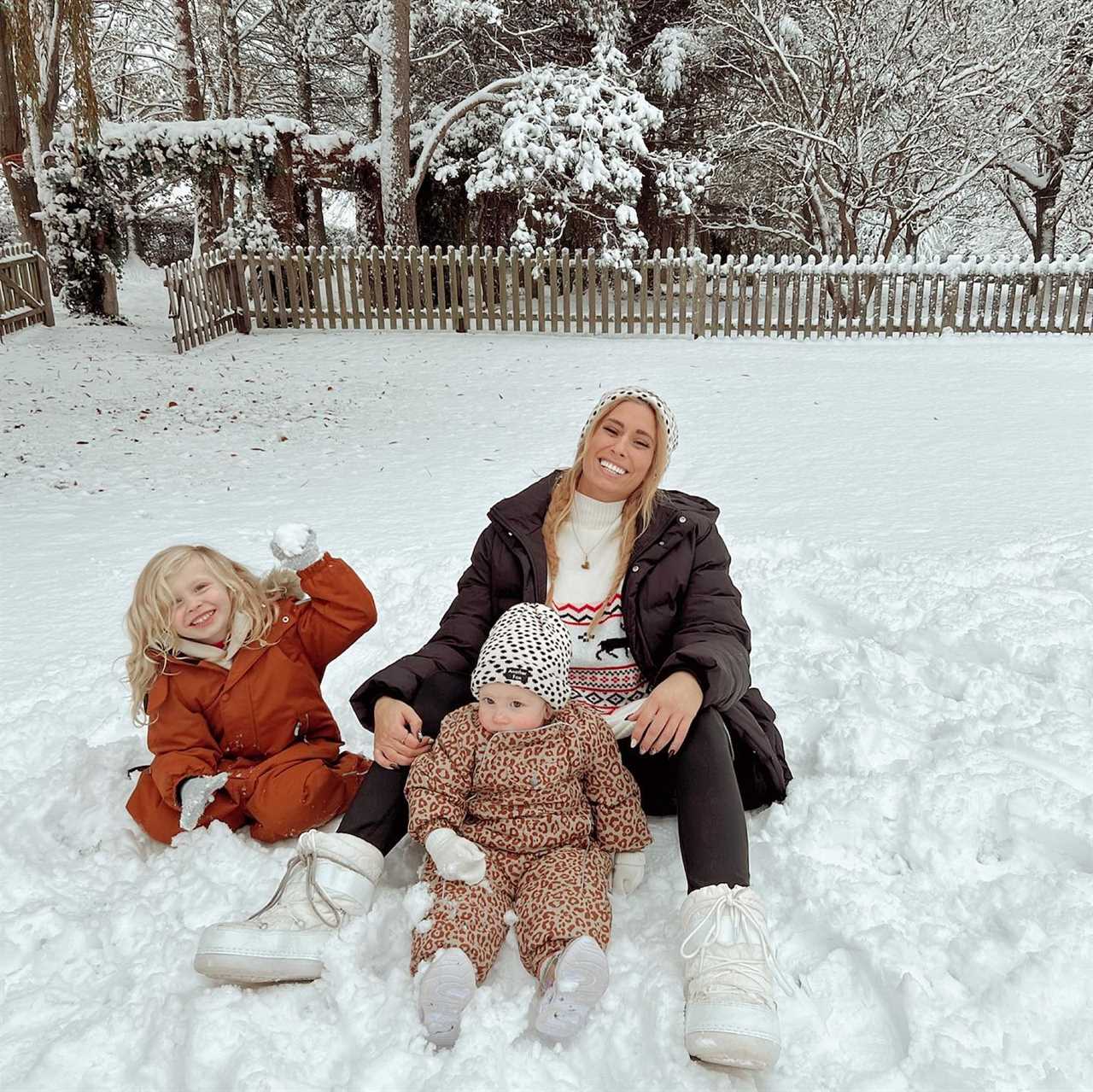 Stacey Solomon sparks fury and is cruelly mum-shamed for photo of son in the snow