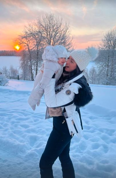 Inside Ryan Thomas and fiancée Lucy Mecklenburgh’s magical Lapland holiday as ex Coronation Star makes sweet declaration